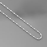 Sterling Silver Chain-Ball & Bar