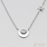 Moonstone Necklace-Vista Sky - Gemstone Silver Jewelry