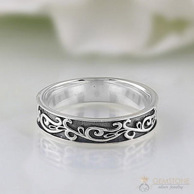 Silver Ring-Alluring Bouquet