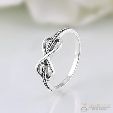 Silver Ring-Drizzling Bow