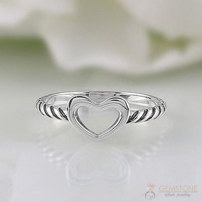 Silver Ring-Braids Of Cupid