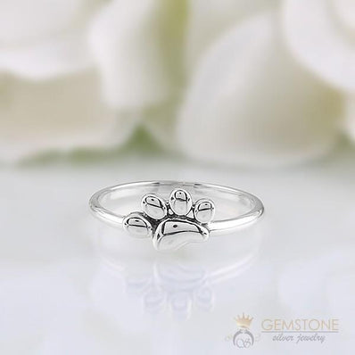 Silver Ring-Canine Paw