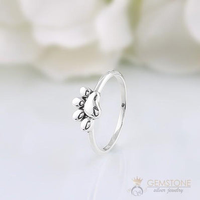 Silver Ring-Canine Paw