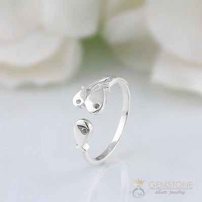Silver Ring-Countless Fishes