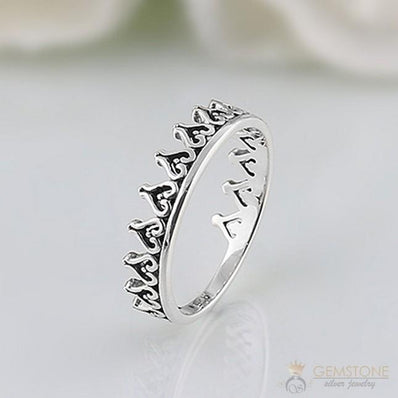 Silver Ring-Glowing Crown