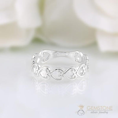 Silver Ring-Heart Trail