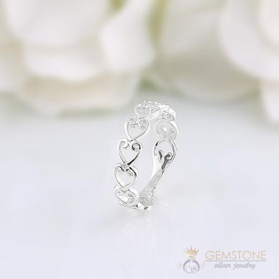 Silver Ring-Heart Trail