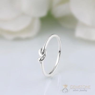 Silver Ring-Knotted Petite