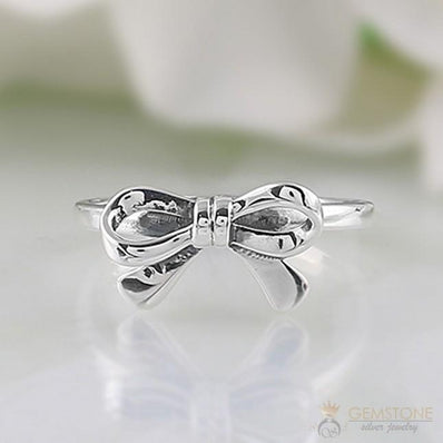 Silver Ring-Luminous Bow