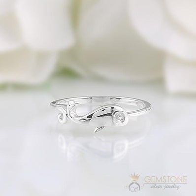 Silver Ring-Mighty Whale