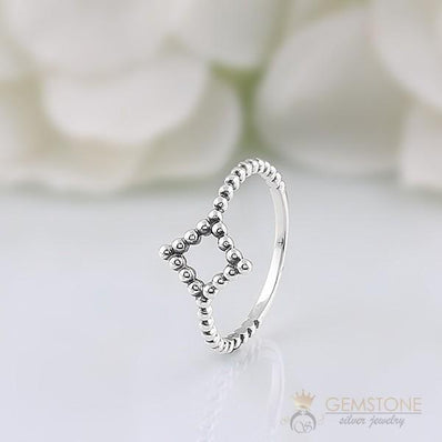 Silver Ring-Pearly Shimmer