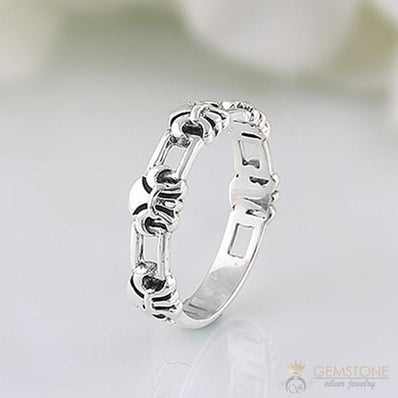 Silver Ring-Puzzled Diana