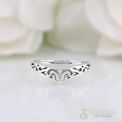 Silver Ring-Royal Wreath