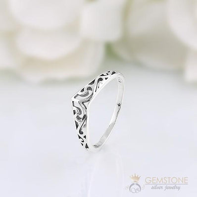 Silver Ring-Royal Wreath