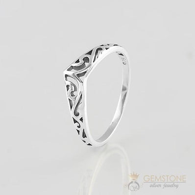 Silver Ring-Royal Wreath