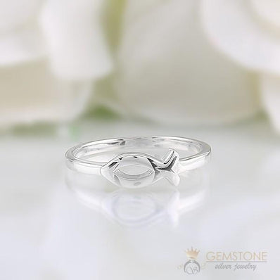 Silver Ring-Silver fish