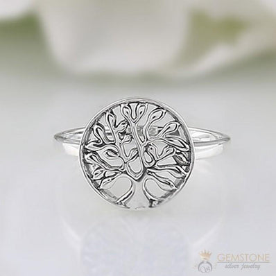 Silver Ring-Tree Of Life