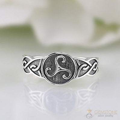 Silver Ring-Tribal Waves