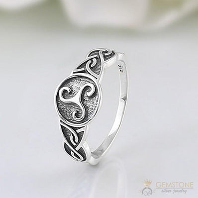 Silver Ring-Tribal Waves