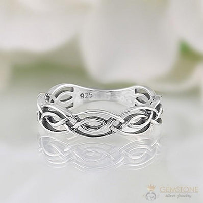 Silver Ring-Waves Of Riviera