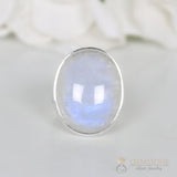 Moonstone Ring-Bisou - gemstonesilverjewelryus