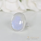 Moonstone Ring-Bisou - gemstonesilverjewelryus