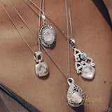 Moonstone Pendant-Patrician - Gemstone Silver Jewelry