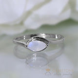 Moonstone Ring-Eagle Eye - Gemstone Silver Jewelry