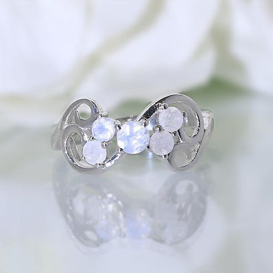 Moonstone Ring-Elements Of Earth