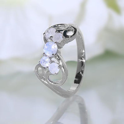 Moonstone Ring-Elements Of Earth